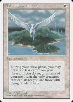 Island Sanctuary 4th Edition MP MTG - Image 1