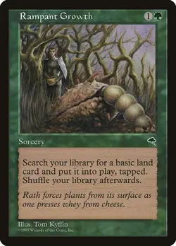 2x Rampant Growth TMP MP MTG - Image 1