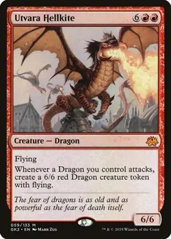 Utvara Hellkite RNA Guild Kit MP MTG - Image 1