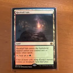 Rockfall Vale Innistrad: Midnight Hunt #266 Rare - Image 1