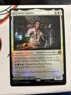 Peter Parker - Foil - Marvel's Spider-Man (SPM) MTG prerelease promo - Image 2