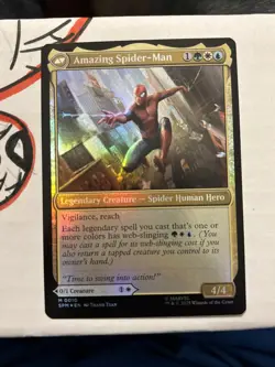 Peter Parker - Foil - Marvel's Spider-Man (SPM) MTG prerelease promo - Image 3