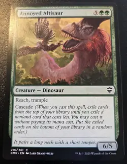 Annoyed Altisaur 216/361 Common Commander Legends Magic: The Gathering - Image 1