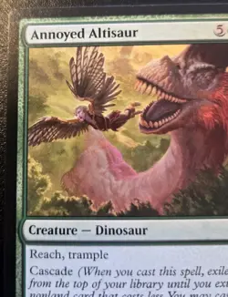Annoyed Altisaur 216/361 Common Commander Legends Magic: The Gathering - Image 2