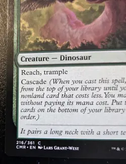 Annoyed Altisaur 216/361 Common Commander Legends Magic: The Gathering - Image 4