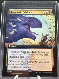 Traumatic Critique 0358 Secrets of Strixhaven Regular Magic The Gathering - Image 2