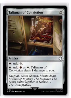 Talisman of Conviction 243 Universes Beyond: Fallout PIP NM - Image 1