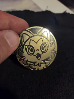 Sprigatito Pokemon TCG Jumbo Coin - Image 1