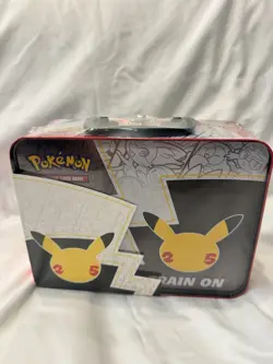 Pokemon TCG 25th Anniversary Sealed Celebrations Collector’s Chest Lunch Box Tin 820650809415 - Image 4