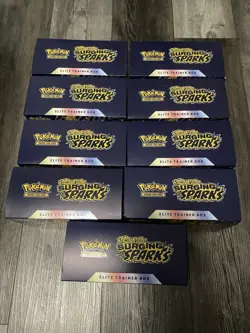 Pokemon TCG Surging Sparks ETB with Promo And Accessories No Packs! - Image 3