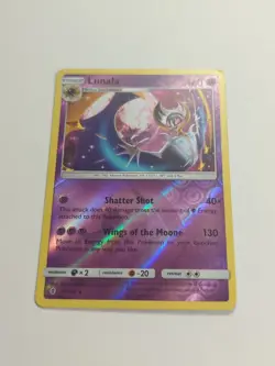 Lunala 61/145 2017 guardians rising pokemon card reverse holo rare - nm-lp - Image 3