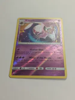 Lunala 61/145 2017 guardians rising pokemon card reverse holo rare - nm-lp - Image 4