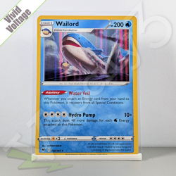 Pokemon TCG Card - Wailord 32/185 Holo Rare | Vivid Voltage (2020) - Image 1