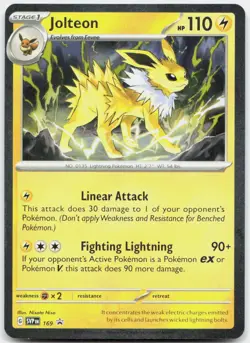 Jolteon (Cosmos Holo) 169 Rare Scarlet & Violet Promo Pokemon NM/M - Image 1