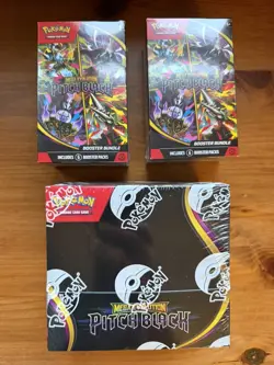 Pokemon Sealed Pitch Black Booster Box and Booster Bundle x2 - Image 1