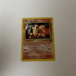 Pokemon Arcanine Promo 06/53 Wotc Regular 70 HP English Flame Card - Image 1