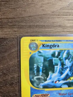 Pokemon TCG Kingdra 19/147 Expedition Holo Rare Stage 2 120 HP e-Reader EN - Image 2