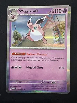 POKEMON TCG WIGGLYTUFF 084/193 PALDEA EVOLVED HOLO ENGLISH - Image 1