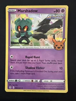 POKEMON TCG MARSHADOW 080/203 2023 TRICK OR TRADE RARE HOLO ENGLISH - Image 1