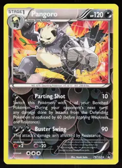 Pangoro 75/122 2016 Rare BREAKpoint Pokemon Reverse Holo - Image 1