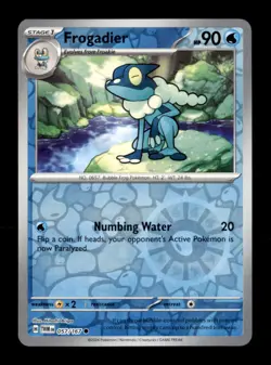 Frogadier 057/167 Common Twilight Masquerade Pokemon Reverse Holo Near Mint - Image 1