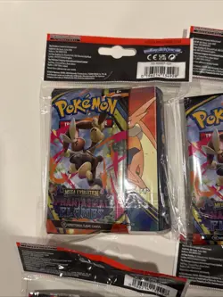 Pokemon Mega Evolution Phantasmal Flame Booster Pack Lot (6 PACKS) - Image 2