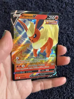 Pokemon Flareon V SWSH149 Sword & Shield Holo Black Star Promo NM - Image 4