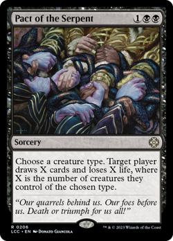 Pact of the Serpent #206 | NM | The Lost Caverns of Ixalan Commander Magic MTG - Image 1