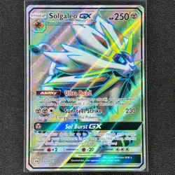 Solgaleo GX - 143/149 - Ultra Rare - Sun & Moon - Pokemon Card - HP - Image 1
