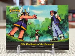 2000 Topps Pokemon Series 2 #EP4 (Challenge of the Samurai) Blue Logo LP - Image 1