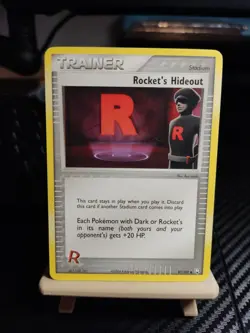 Rocket's Hideout 87/109 Pokemon Team Rocket Returns 2004 LP - Image 1