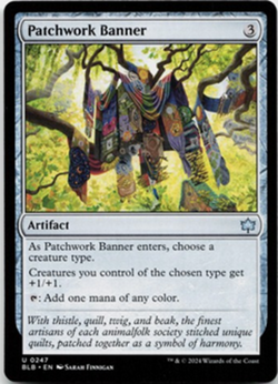Patchwork Banner - Bloomburrow NM - MTG - Image 1