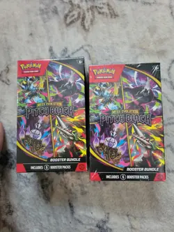 Pokemon TCG Pitch Black Booster Bundles x2 Lot - Image 1