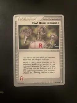 Pokemon Pow! Hand Extension 85/109 Rare Trainer World Champ EN 2005 Signed - Image 1