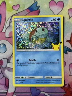 Squirtle - 17/25 - Holo - McDonald's 25th Anniversary Promo NM, English Pokemon - Image 1