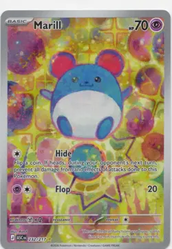Marill 232/217 Illustration Rare Ascended Heroes Pokemon Holo Near Mint - Image 1