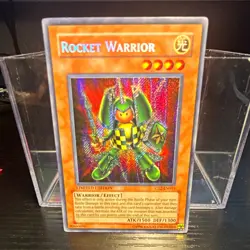 Konami Yu-Gi-Oh! Rocket Warrior CT2-EN005 Ultra Rare Holo LE 1500/1300 EN - Image 1