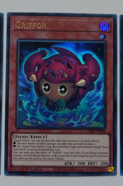 GRIFFOH CORI-EN004 ULTRA RARE 1st EDITION YUGIOH *NEW & MINT* - Image 1