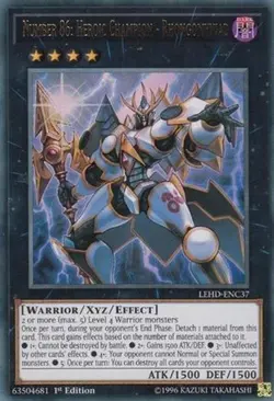 Yugioh - Number 86: Heroic Champion - Rhongomy... (1st Edition) - LEHD-ENC37 (P) - Image 1
