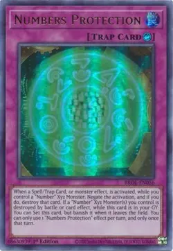 Yugioh - Numbers Protection (Ultra Rare) (1st Edition) - BROL-EN056 (P) - Image 1
