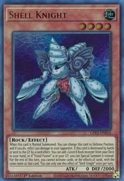 Yugioh - Shell Knight (Ultra Rare) (1st Edition) - GFP2-EN016 (P) - Image 1