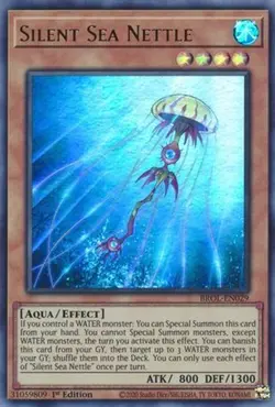 Yugioh - Silent Sea Nettle (Ultra Rare) (1st Edition) - BROL-EN029 (P) - Image 1