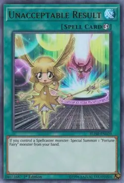 Yugioh - Unacceptable Result (Ultra Rare) (1st Edition) - BLHR-EN020 (P) - Image 1