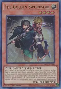 Yugioh - The Golden Swordsoul (Ultra Rare) (1st Edition) - SDAZ-EN003 (P) - Image 1