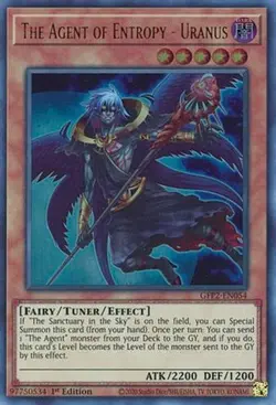 Yugioh - The Agent of Entropy - Uranus (1st Edition) - GFP2-EN054 (P) - Image 1