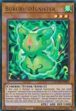 Yugioh - Bururu @Ignister (Ultra Rare) (1st Edition) - MAMA-EN055 (P) - Image 1
