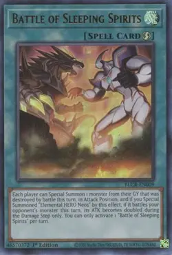 Yugioh - Battle of Sleeping Spirits (Ultra Rare) (1st Edition) - BLCR-EN009 (P) - Image 1