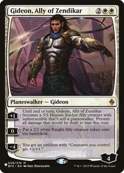 Gideon, Ally of Zendikar - The List (PLST) - (Near Mint NM) - Image 1