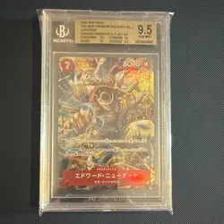Beckett 9.5 2025 One Piece TCG Premium Vol.2 Edward Newgate SR JP Alt Art - Image 1