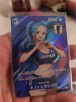 One Piece CCG Vivi Team Japan Waifu Karte In Top Zustand One Piece Waifu Card - Image 1